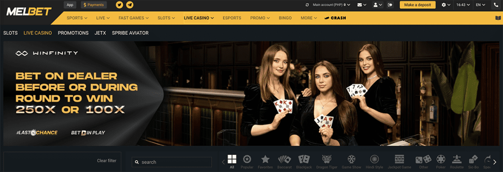 MelBet Online Casino Offers