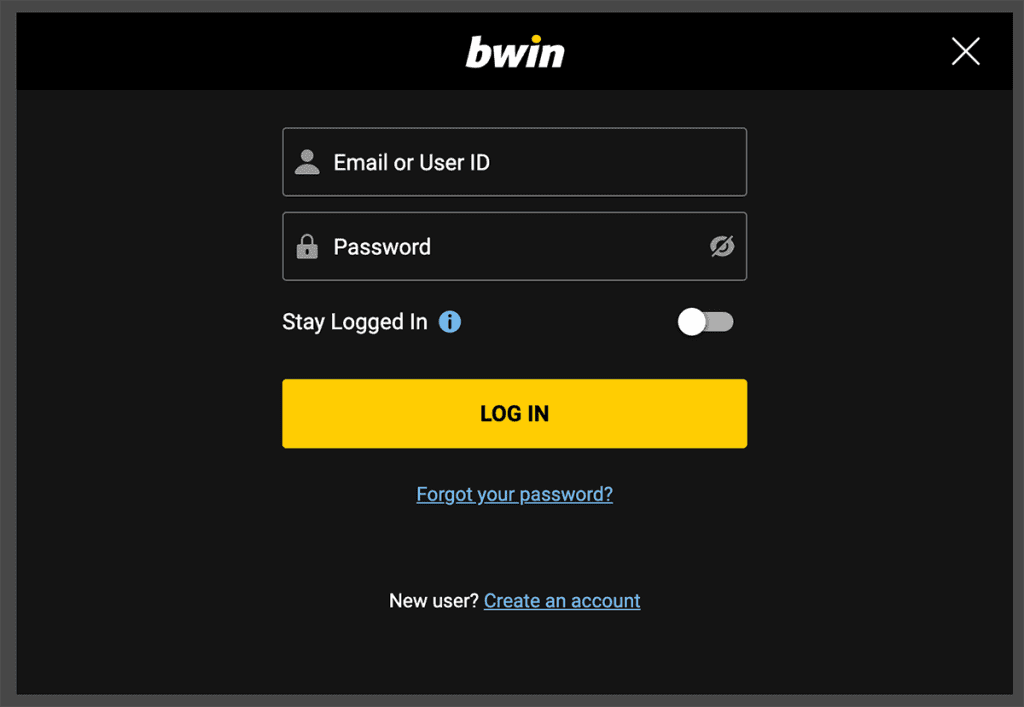 Sign-Up, Deposit, and Withdrawals at Bwin