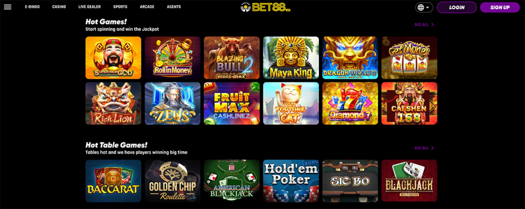 Games to Play at Bet88