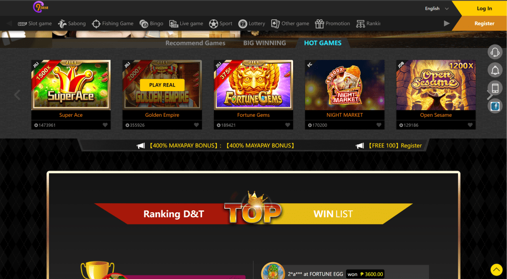 c9taya top games - Top Online Casino in The Philippines