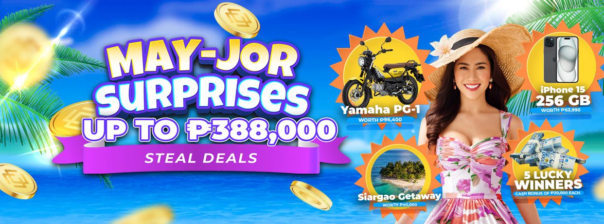 Steal Deals up to 388,000 PHP